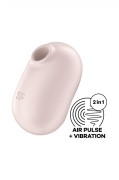 Satisfyer Pro To Go 2 Beige - Masażer Łechtaczki z Falami Powietrznymi i Wibracjami