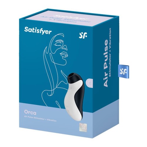 Satisfyer Orca Double Air Pulse  – masażer łechtaczki z falami powietrza