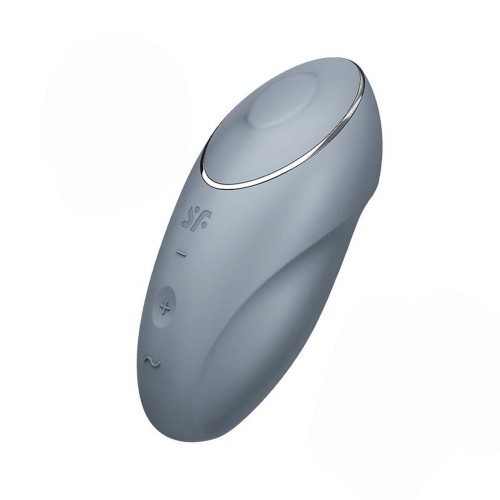 Satisfyer Tap & Climax 1 Bluegrey – masażer łechtaczki z funkcją stukania