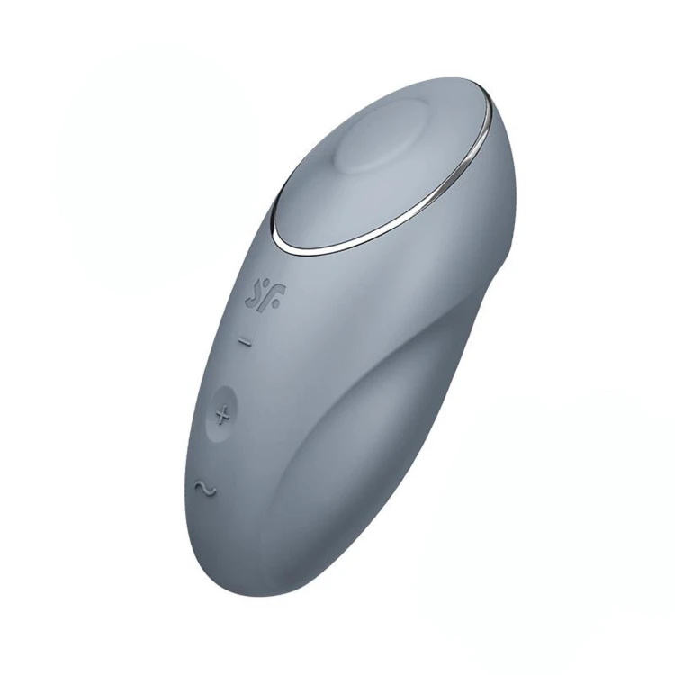 Satisfyer Tap & Climax 1 Bluegrey – masażer łechtaczki z funkcją stukania