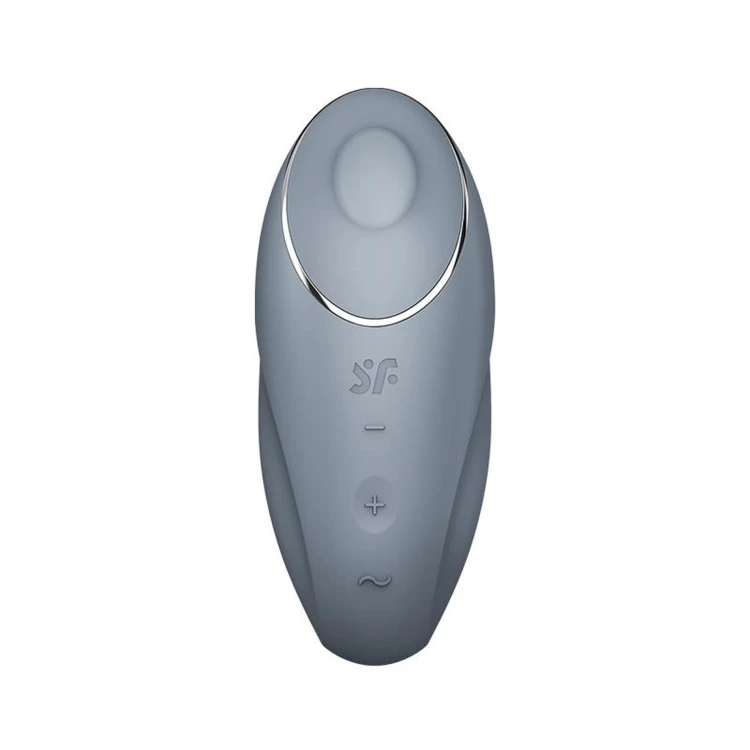 Satisfyer Tap & Climax 1 Bluegrey – masażer łechtaczki z funkcją stukania
