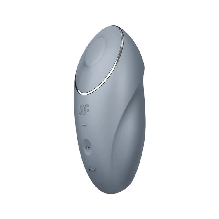 Satisfyer Tap & Climax 1 Bluegrey – masażer łechtaczki z funkcją stukania