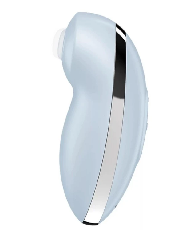 Satisfyer Tap & Climax 2 Blue – masażer łechtaczki z funkcją stukania