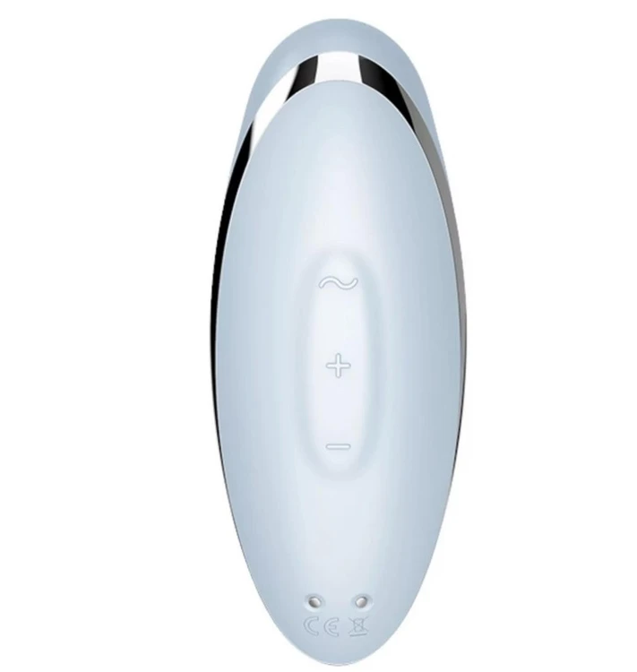 Satisfyer Tap & Climax 2 Blue – masażer łechtaczki z funkcją stukania