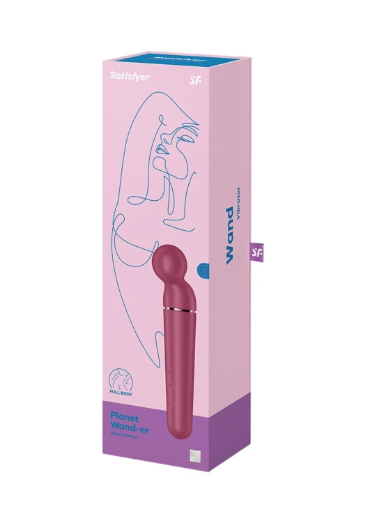 Satisfyer Planet Wand-er Berry Rosegold – masażer do ciała XXL różdżka