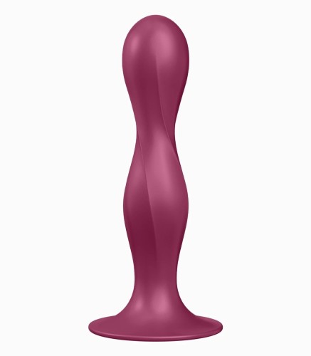Satisfyer Double Ball-R Red – Korek Analny z Dynamicznymi Kulkami i Przyssawką