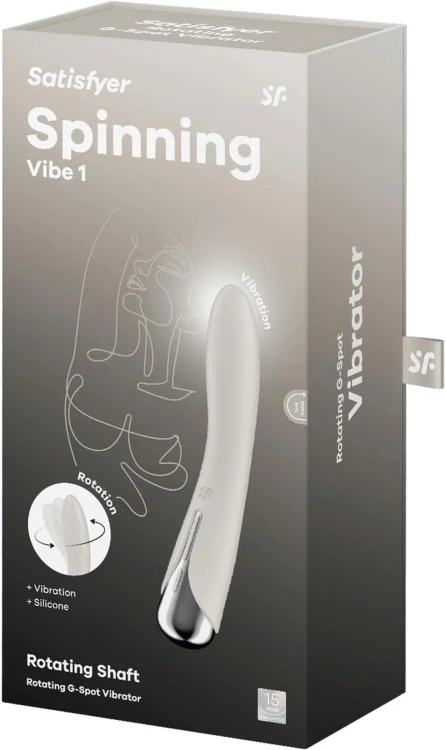 Satisfyer Spinning Vibe 1 Beige – Klasyczny Wibrator do Stymulacji Punktu G