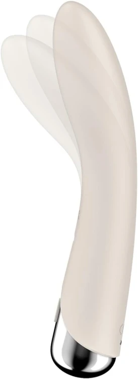 Satisfyer Spinning Vibe 1 Beige – Klasyczny Wibrator do Stymulacji Punktu G