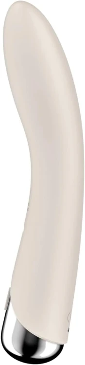 Satisfyer Spinning Vibe 1 Beige – Klasyczny Wibrator do Stymulacji Punktu G