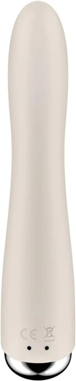 Satisfyer Spinning Vibe 1 Beige – Klasyczny Wibrator do Stymulacji Punktu G