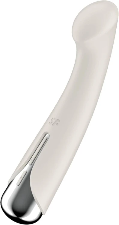 Satisfyer Spinning G-Spot 1 Beige – Obrotowy Wibrator Punktu G z Funkcją Rotacji i Wibracji