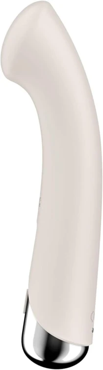 Satisfyer Spinning G-Spot 1 Beige – Obrotowy Wibrator Punktu G z Funkcją Rotacji i Wibracji