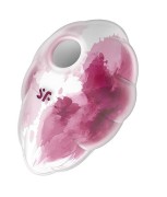 Satisfyer Cloud Dancer Red Print – Masażer Łechtaczki Air Pulse w Czerwone Wzory