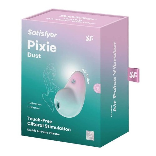 Satisfyer Pixie Dust Mint/Pink – Miętowo-Różowy Masażer Łechtaczki Air Pulse z Magicznym Gradientem
