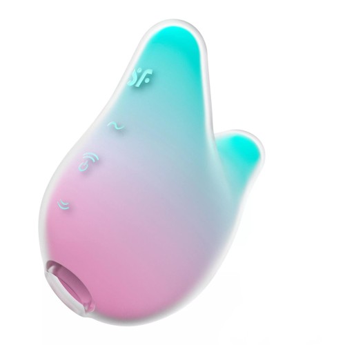 Satisfyer Mermaid Vibes – Miętowo-Różowy Masażer Łechtaczki Air Pulse