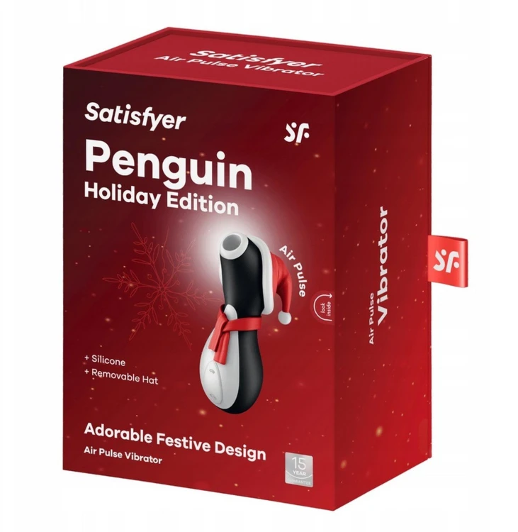 Satisfyer Penguin - Świąteczna edycja masażera pingwinka z technologią Air Pulse