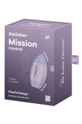 Satisfyer Mission Control Violet – Kosmiczny Masażer Łechtaczki Air Pulse z Funkcją Wibracji