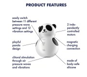 Satisfyer Pocket Panda – Masażer Łechtaczki z Technologią Air Pulse i Wibracją
