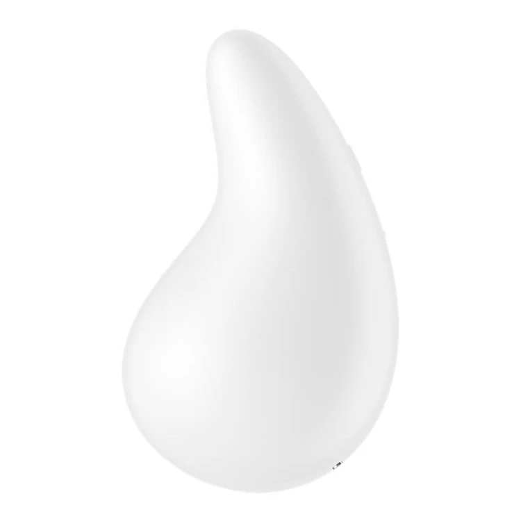 Satisfyer Dew Drop White – Perłowy Masażer Łechtaczki z Podwójnego Silikonu