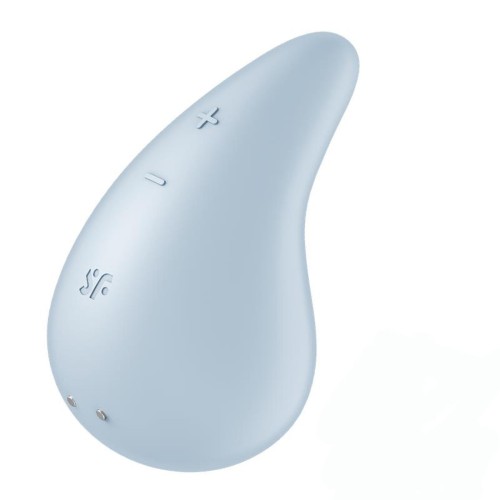 Satisfyer Dew Drop Blue – Kompaktowy Masażer Łechtaczki w Kolorze Błękitnym