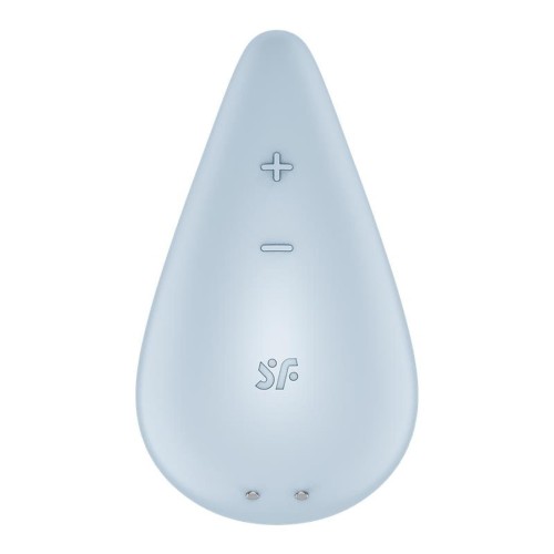 Satisfyer Dew Drop Blue – Kompaktowy Masażer Łechtaczki w Kolorze Błękitnym