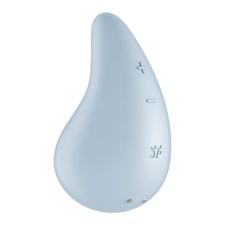 Satisfyer Dew Drop Blue – Kompaktowy Masażer Łechtaczki w Kolorze Błękitnym