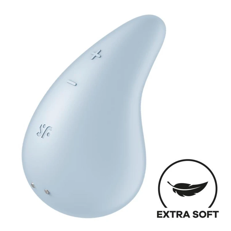 Satisfyer Dew Drop Blue – Kompaktowy Masażer Łechtaczki w Kolorze Błękitnym