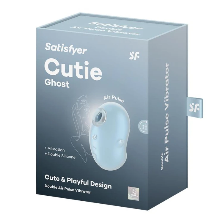 Satisfyer Cutie Ghost Blue – Masażer Łechtaczki z Technologią Air Pulse w kształcie duszka