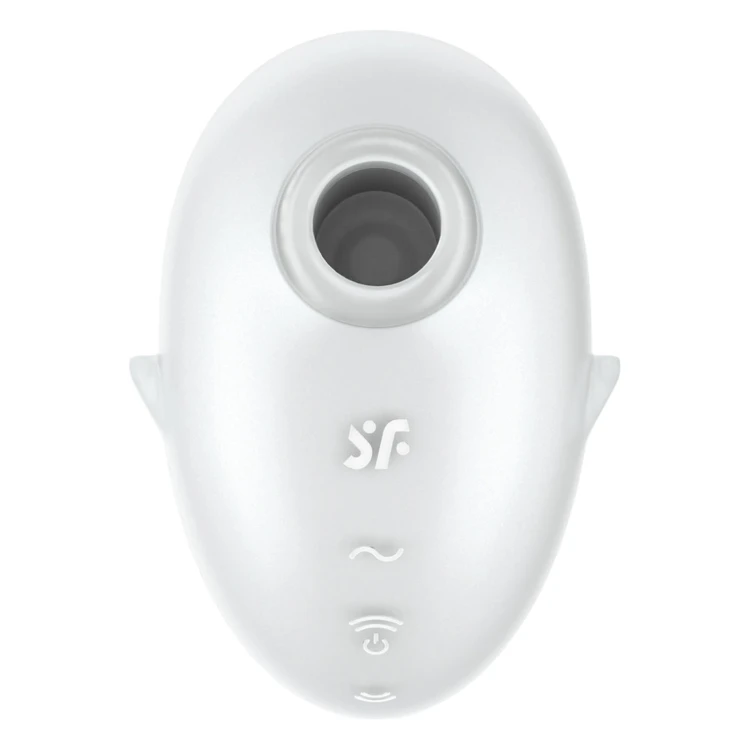 Satisfyer Cutie Ghost White – Masażer łechtaczki Air Pulse w Kształcie Uroczego Duszka