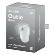 Satisfyer Cutie Ghost White – Masażer łechtaczki Air Pulse w Kształcie Uroczego Duszka