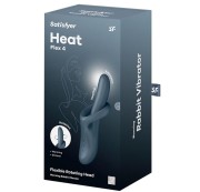 Satisfyer Heat Flex 4 Blue – Wibrator Punktu G z Rotacją i Funkcją Rozgrzewania