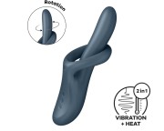 Satisfyer Heat Flex 4 Blue – Wibrator Punktu G z Rotacją i Funkcją Rozgrzewania