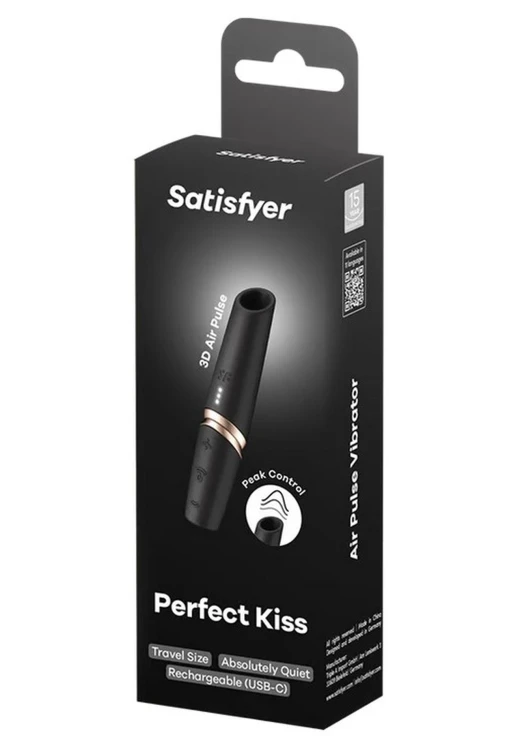 Satisfyer Perfect Kiss – Kompaktowy Masażer Powietrzny o Perfekcyjnej Precyzji i Napędzie Magnetycznym