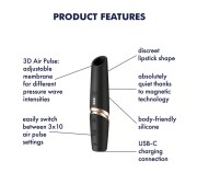 Satisfyer Perfect Kiss – Kompaktowy Masażer Powietrzny o Perfekcyjnej Precyzji i Napędzie Magnetycznym