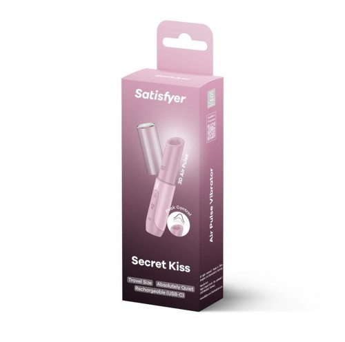 Satisfyer Secret Kiss – Dyskretny Masażer Powietrzny Travel-Size z Magnetycznym Napędem 4D
