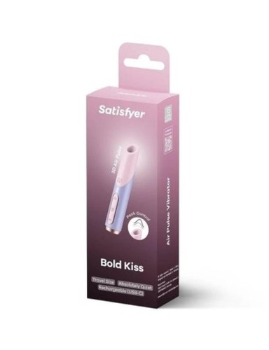 Satisfyer Bold Kiss – Elegancki Mini wibrator Travel-Size