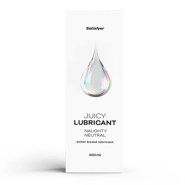 Satisfyer Naughty Neutral – Klasyczny Lubrykant Wodny o Naturalnej Formule (300 ml)Water Based Lubricant (300 ml) (Naughty Neutral)