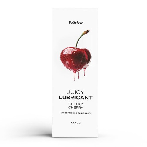 Satisfyer Cheeky Cherry – wiśniowy lubrykant na bazie wody o zmysłowym zapachu (300 ml)