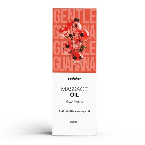 Satisfyer Guarana Massage Oil – energetyczny i zmysłowy olejek do masażu ciała (250 ml)