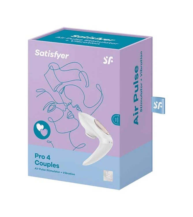 Satisfyer Pro 4 Couples – wibrator dla par z bezdotykową stymulacją łechtaczki