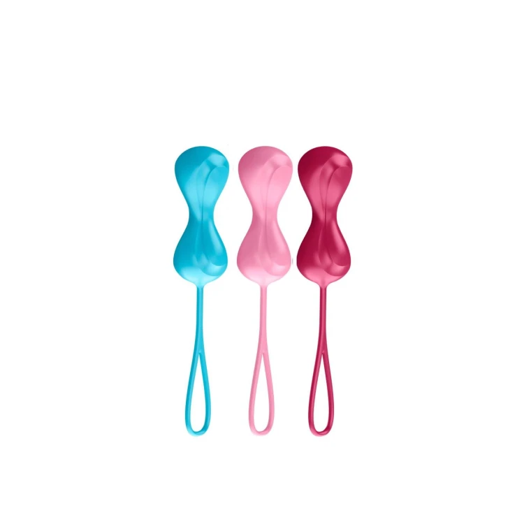 Satisfyer Balls Medium – zestaw 3 podwójnych kulek gejszy