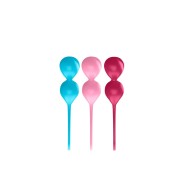 Satisfyer Balls Large – progresywny zestaw 3 podwójnych kulek gejszy