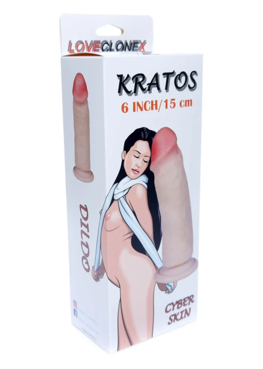 Dildo realistyczne Kratos 6" z przyssawką dł. 15,2 cm