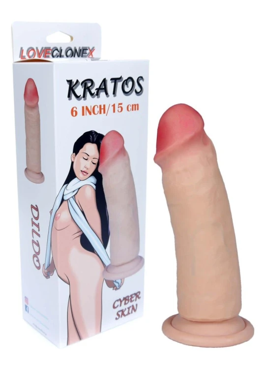 Dildo realistyczne Kratos 6" z przyssawką dł. 15,2 cm
