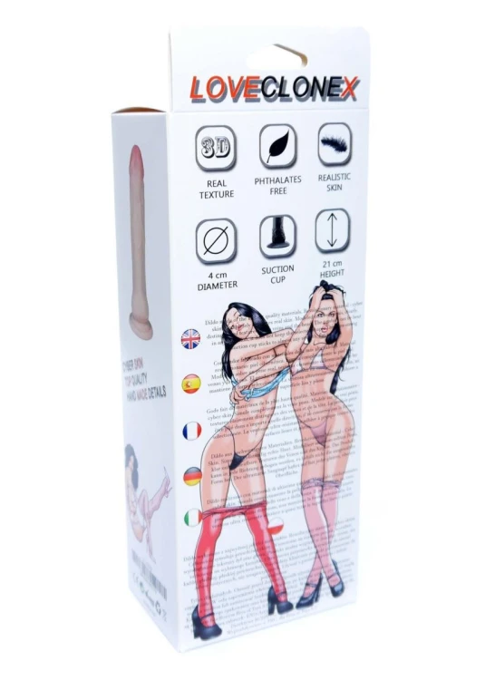 Dildo realistyczne Bachus z jądrami i przyssawką dł. 17,8 cm