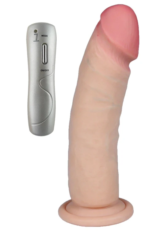 Dildo realistyczne Boreasz z rotacjami i przyssawką dł. 17,8 cm