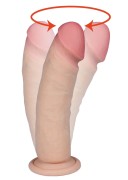 Dildo realistyczne Boreasz z rotacjami i przyssawką dł. 17,8 cm