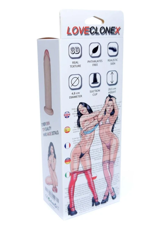 Potos Realistyczne Dildo Elastyczne dł. (17 cm) z Przyssawką