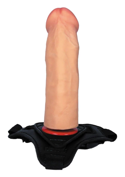 Afrodyta Dildo Strap-On dł. (16 cm) z Uprzężą - Realistyczne Dildo