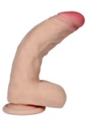 Posejdon Realistyczne Dildo Elastyczne dł. (19 cm) z Przyssawką